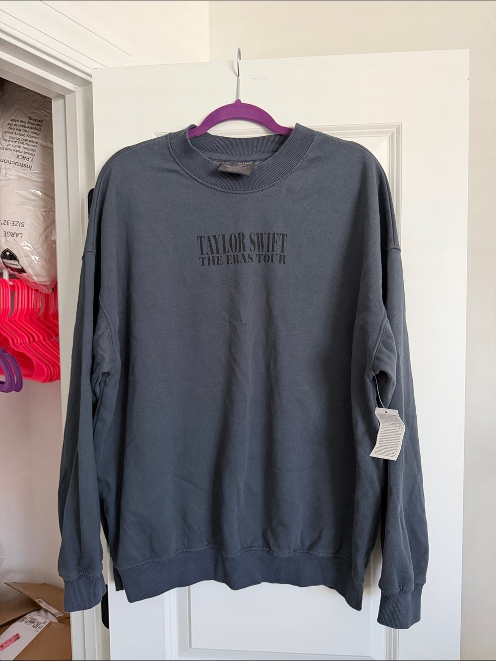 Authentic Eras Tour Blue Crewneck NWT